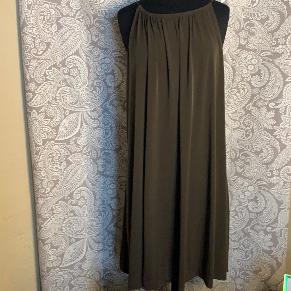 New York & Company Brown Maxi Dress XL